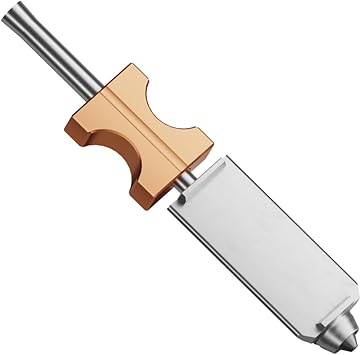 Phaetus シリコンカーバイドノズル AD5X用（ヒートシンクブロック付）超耐摩耗・長寿命・ニッケル銅合金ヒーターブロック・複合材料対応 (0.6mm Flashforge AD5X)