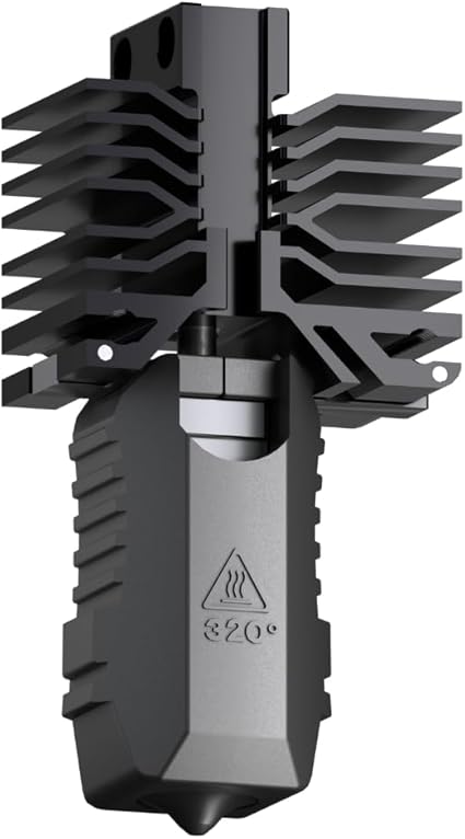 Phaetus QIDI Plus4 対応ホットエンド Conch Hotend M6 ノズル EndCoat耐摩耗ヒートブレイク搭載 高精度冷却構造 高速印刷対応 クイックノズル交換設計 (0.6mm QIDI Plus 4)