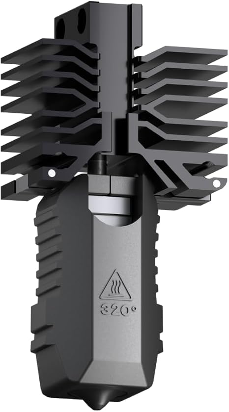 Phaetus QIDI Plus4 対応ホットエンド Conch Hotend M6 ノズル EndCoat耐摩耗ヒートブレイク搭載 高精度冷却構造 高速印刷対応 クイックノズル交換設計 (0.6mm QIDI Plus 4)
