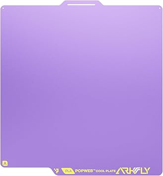 Phaetus 低温型ビルドプレート｜PLA用｜Bam P2S 対応｜省エネ・冷却でも高密着力｜設置簡単 Arkfly Conweb_Cool Plate (P2S_256*256mm)