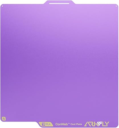 Phaetus 低温型ビルドプレート｜PLA用｜Bambulab X1/P1/A1 対応｜省エネ・冷却でも高密着力｜設置簡単 Arkfly Conweb_Cool Plate (Bambulab X1/P1/A1_256*256mm)