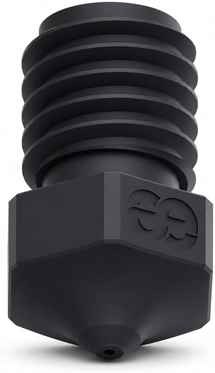 Phaetus EndCoat V6 ノズル 1.75mm 硬化鋼 高耐摩耗 約2.5倍長寿命 HV3300 最大500℃対応 3Dプリンター用ノズル CF/GF対応 Prusa MK3S MINI Voron V6互換 Phaetus Conch Hotend交換用 (0.4mm)