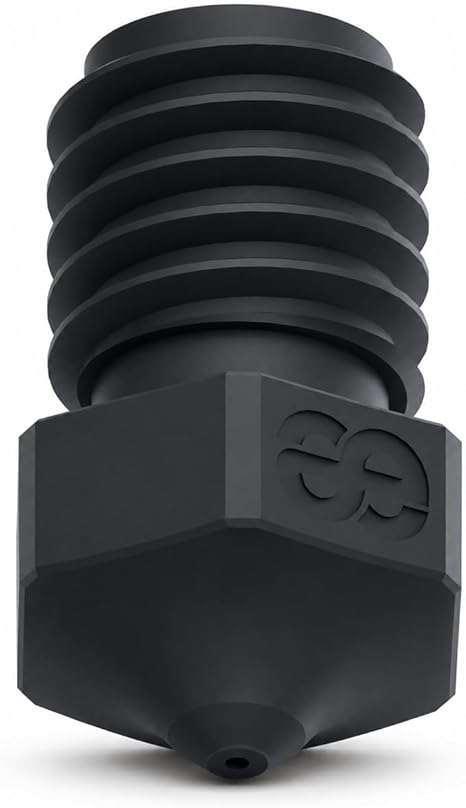 Phaetus EndCoat V6 ノズル 1.75mm 硬化鋼 高耐摩耗 約2.5倍長寿命 HV3300 最大500℃対応 3Dプリンター用ノズル CF/GF対応 Prusa MK3S MINI Voron V6互換 Phaetus Conch Hotend交換用 (0.4mm)