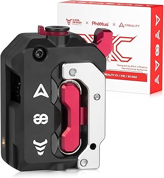 Phaetus DXC1.1 エクストルーダー Creality K1 / K1 Max / K1C / K1 SE対応 デュアルギア押出 高耐久RNCギア TPU対応 3Dプリンターアップグレードパーツ(DXC1.1)