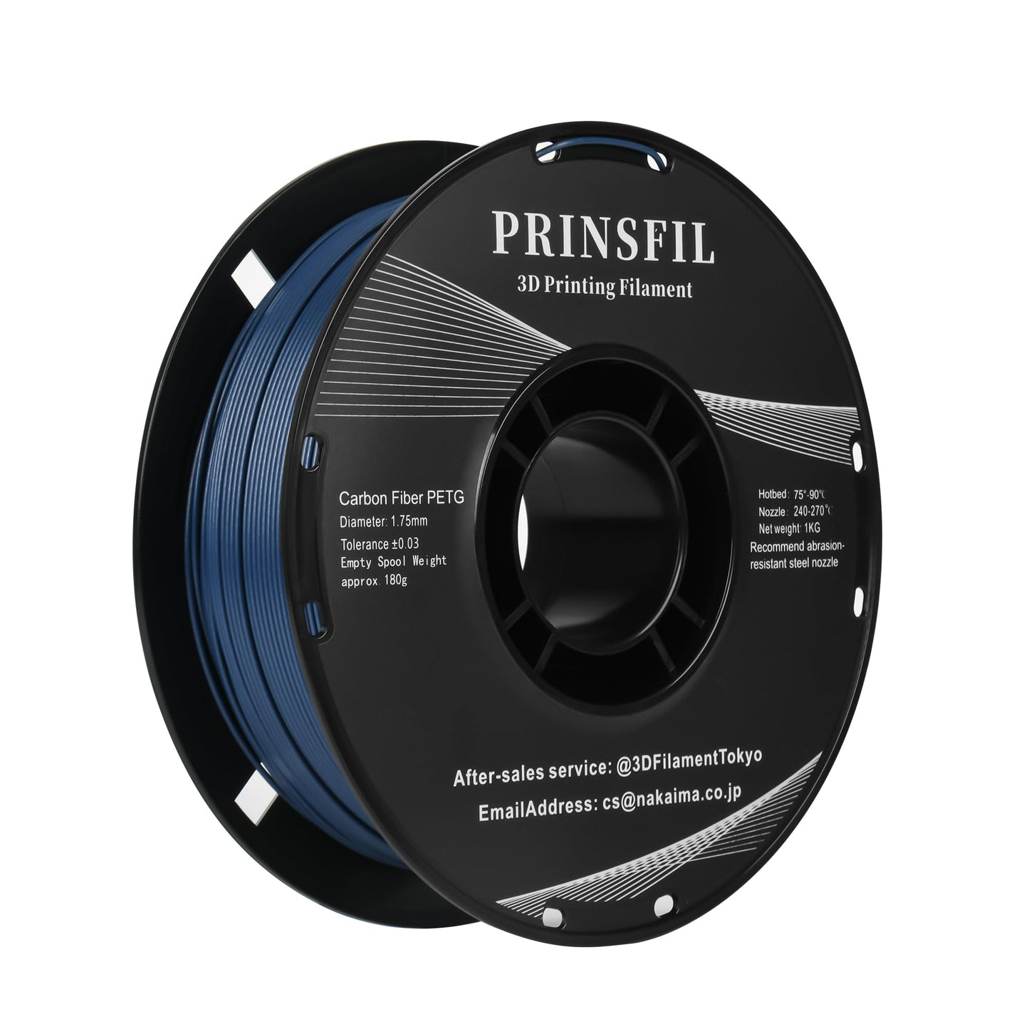 3D Carbon Fiber Filament (Carbon Blue)