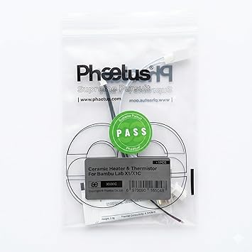 Phaetus Bambu Lab P1P/P1S対応 プリンターセラミックヒーター サーミスタ (P1P/P1S)