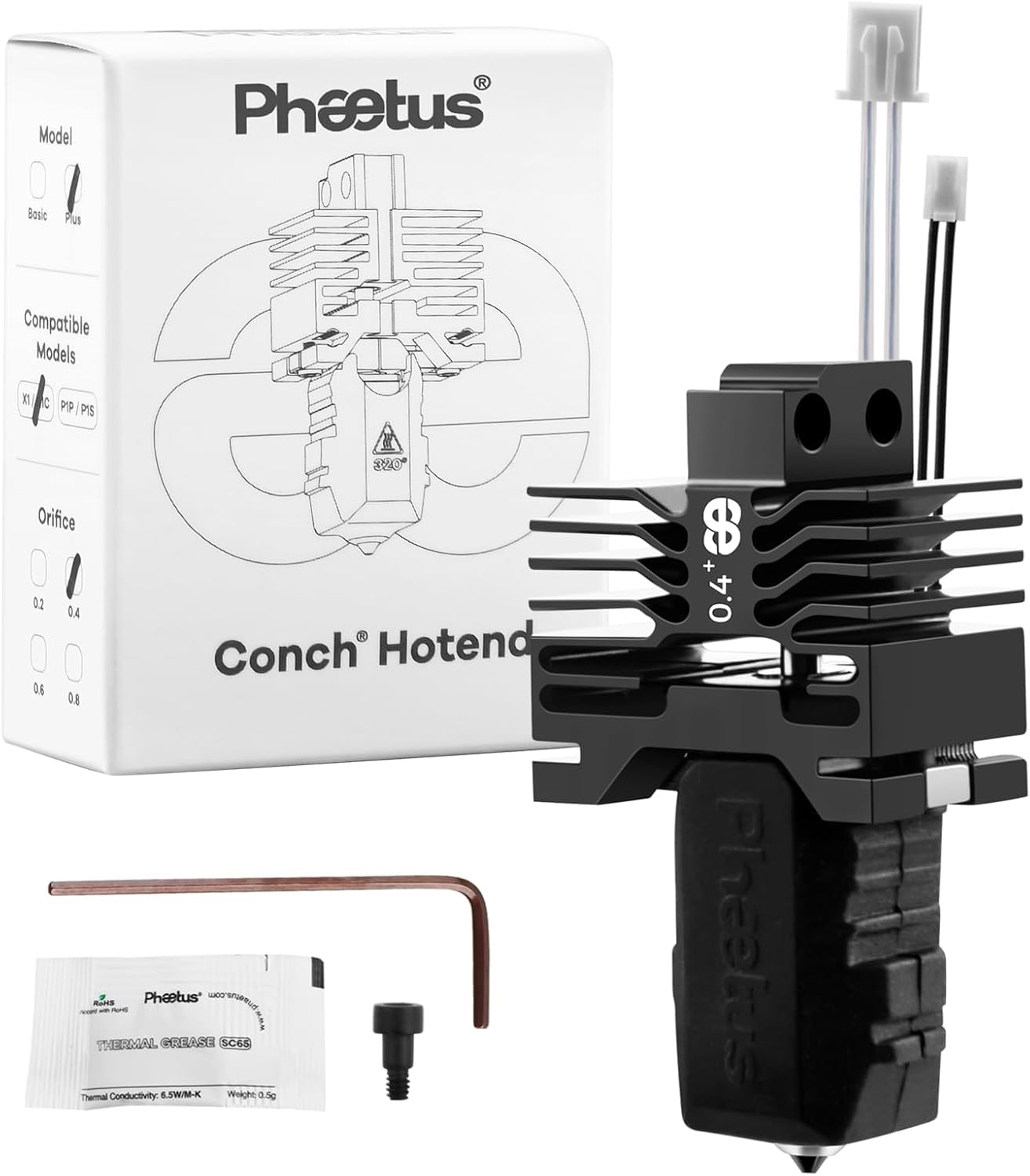 Phaetus Conch Plus Bambu X1/X1C SiC 0.4mm