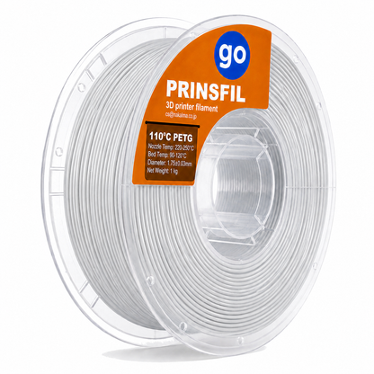 PRINSFIL PETG 耐熱 Tg110℃ 1kg 1.75mm ホワイト