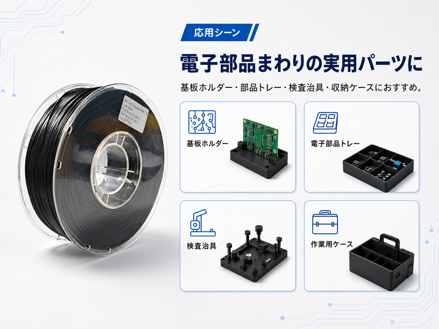 PRINSFIL 導電ABS ESD