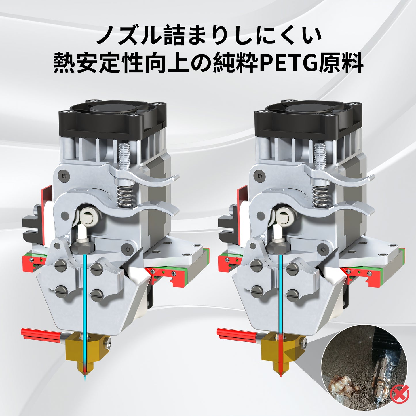 ノズル温度と造形安定性