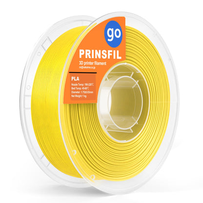 PRINSFIL GO トタル原料 PLA 1kg 1.75mm イエロー